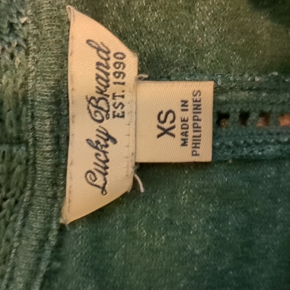 Forest green knit slouchy neck sweater - Picture 2 of 4